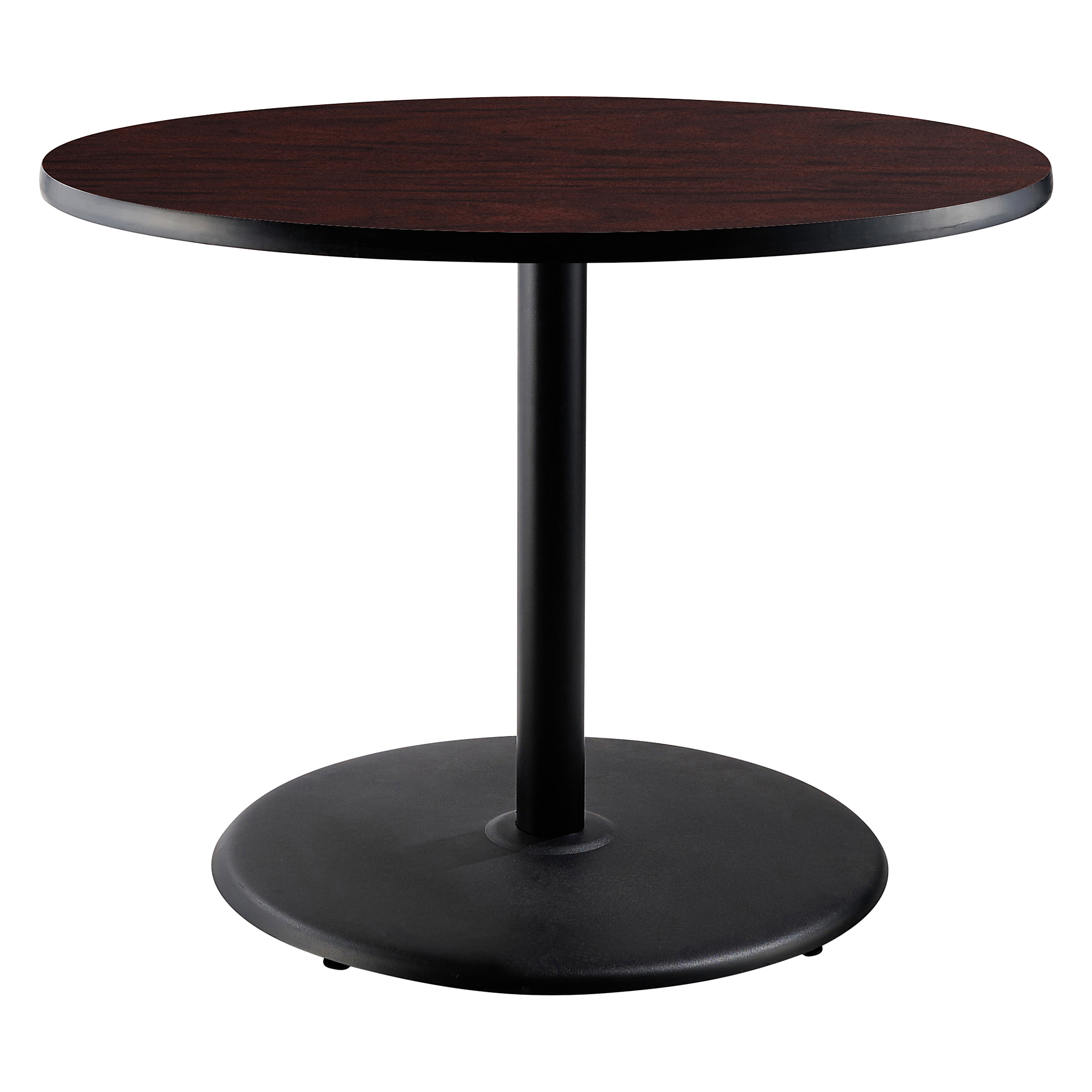 National Public Seating, Cafe Table, 36x36x30 Round "R" Base, Height 30 in, Model# CT13636RDPBTMMY